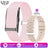 LIGE Smart Fitness Band - Black Nylon and Silicone Straps with 24H Health Tracking