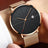 Luxury Ultra Thin Mesh Quartz Watch for Men