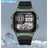 Military Tactical Digital Sports Watch - Green Transparent