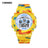 Blue Camo Kids Digital Sports Watch front view