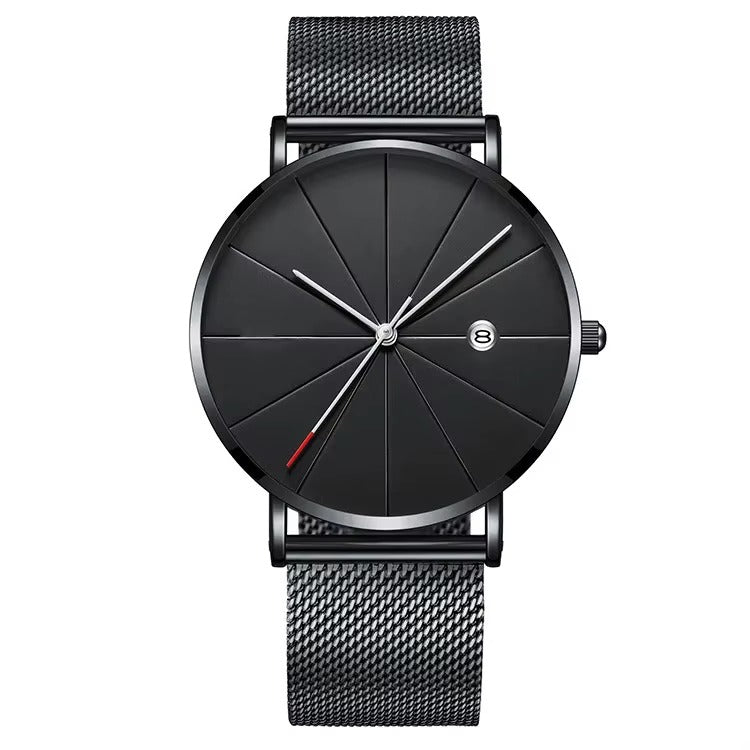 Luxury Ultra Thin Mesh Quartz Watch for Men