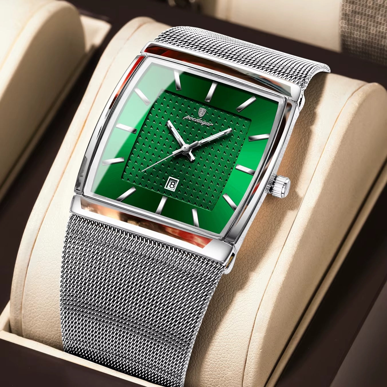 Men's Square Dial Watch - variant