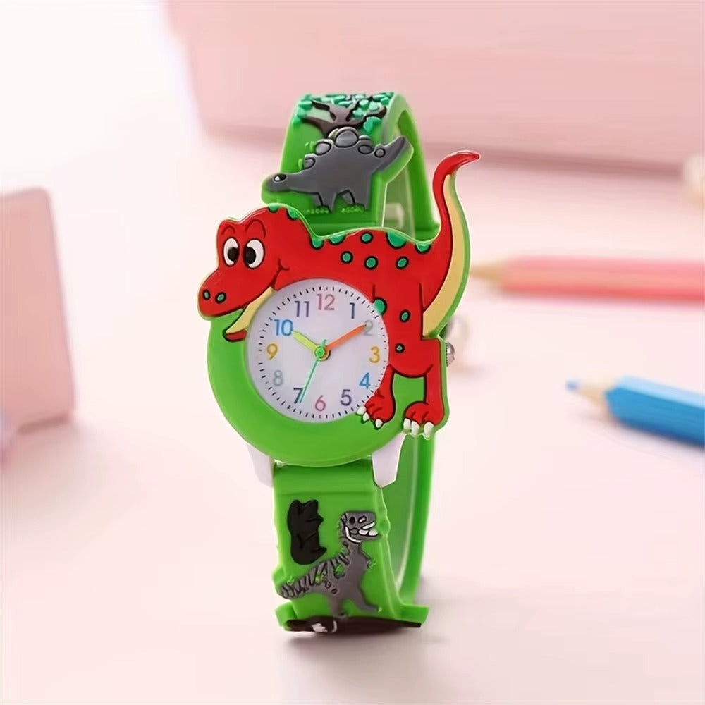 Kids 3D Dinosaur Cartoon Quartz Watch
