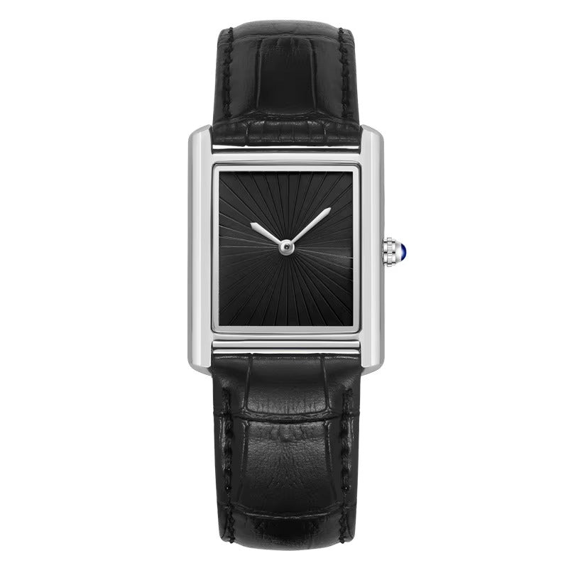 Monarch Classic Square Tank Watch for Men Women