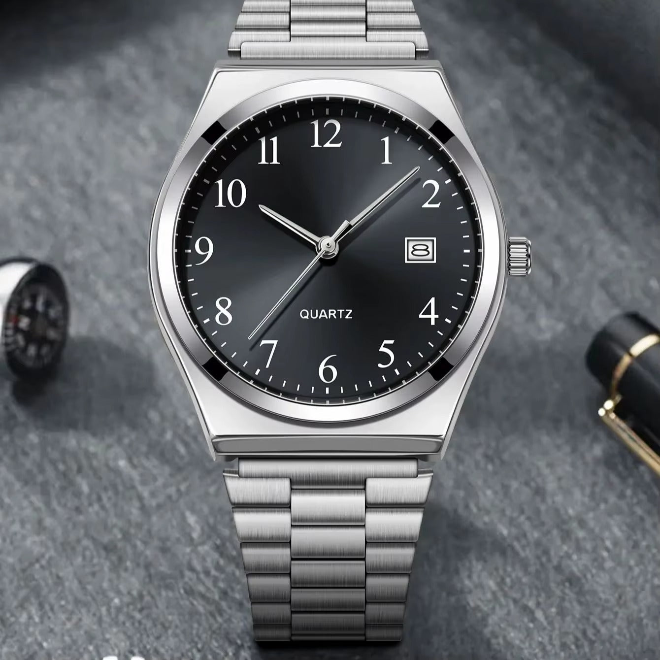 LUCKY FOX Aurora™ Minimalist Stainless Steel Quartz Watch