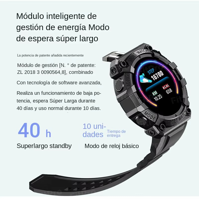 Pro Fit Sport Smartwatch Heart Rate, Blood Pressure & Fitness Tracker