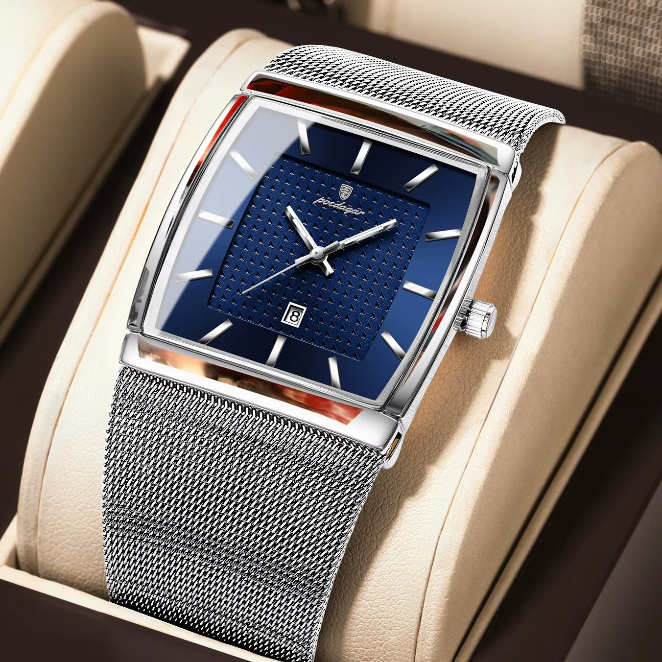 Men's Square Dial Watch - variant