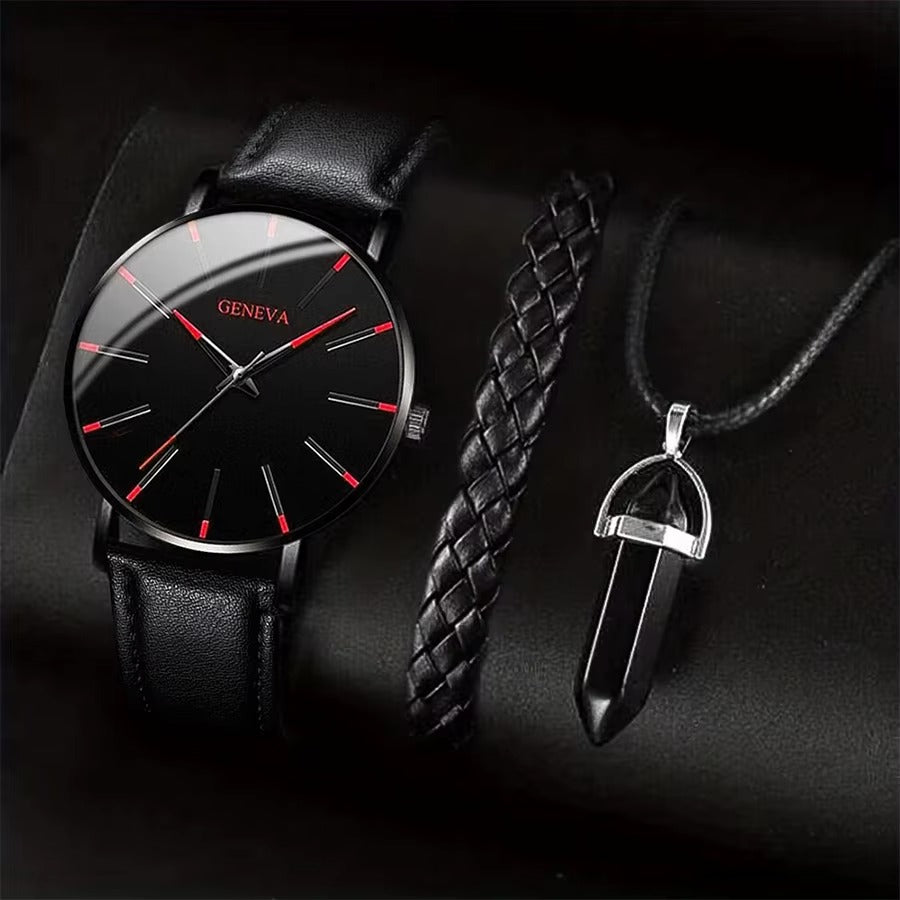 Eclipse Noir 3-Piece Watch Set