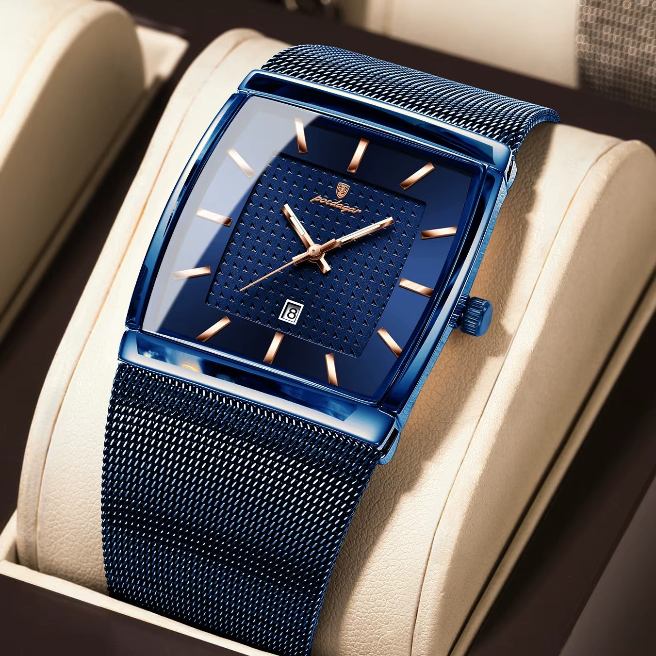Men's Square Dial Watch - variant