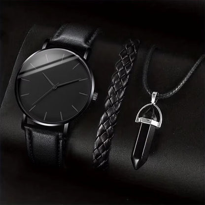 Eclipse Noir 3-Piece Watch Set