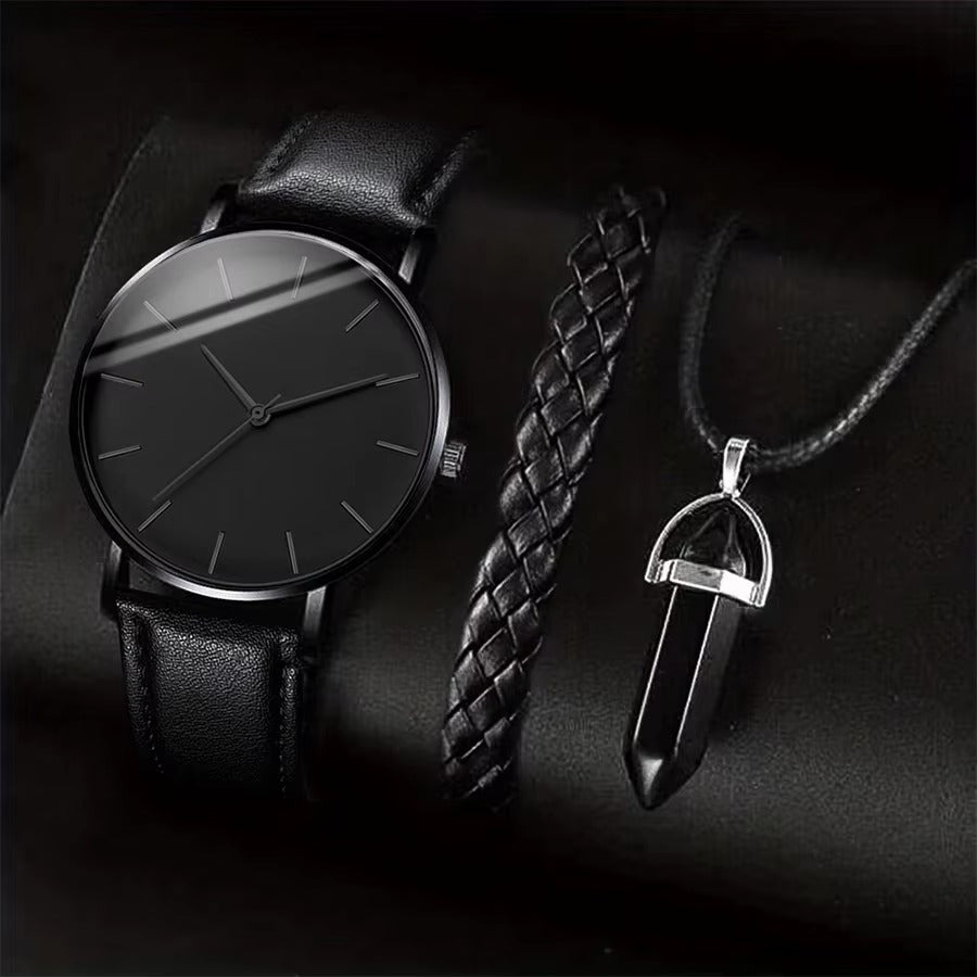 Eclipse Noir 3-Piece Watch Set